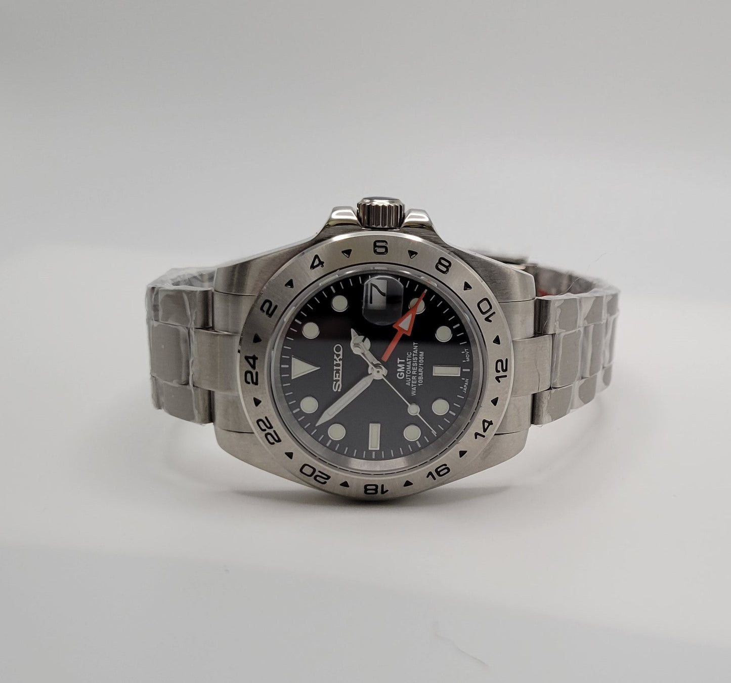 GMT Explorer II Seiko Custom Watch - Sunshine Custom Watch