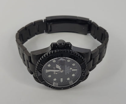 Seiko Custom Mod Watch Black Case, Black Ceramic Bezel, Sapphire - powered by NH35 Automatic Movement - Sunshine Custom Watch