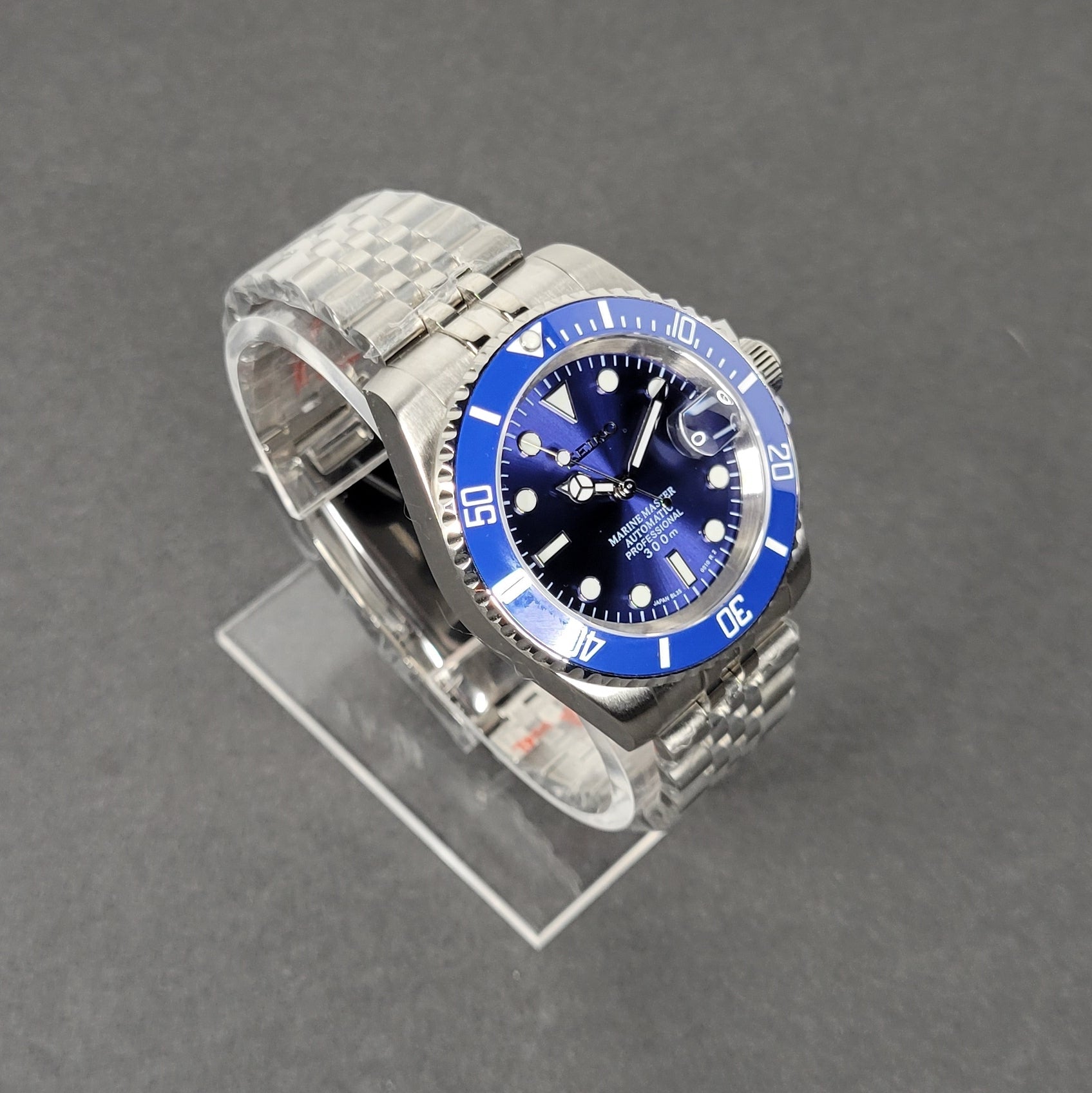 Seiko Custom Mod Watch (Smurf) – Sunshine Custom Watch