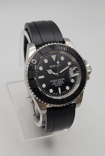 Seiko Custom Mod Watch, Stainless Yacht Style - NH35 - Sunshine Custom Watch